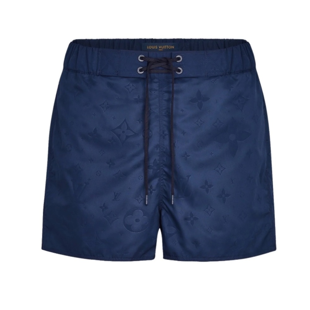 Louis Vuitton LVSE 3-D pocket monogram board shorts NAVY BLUE
